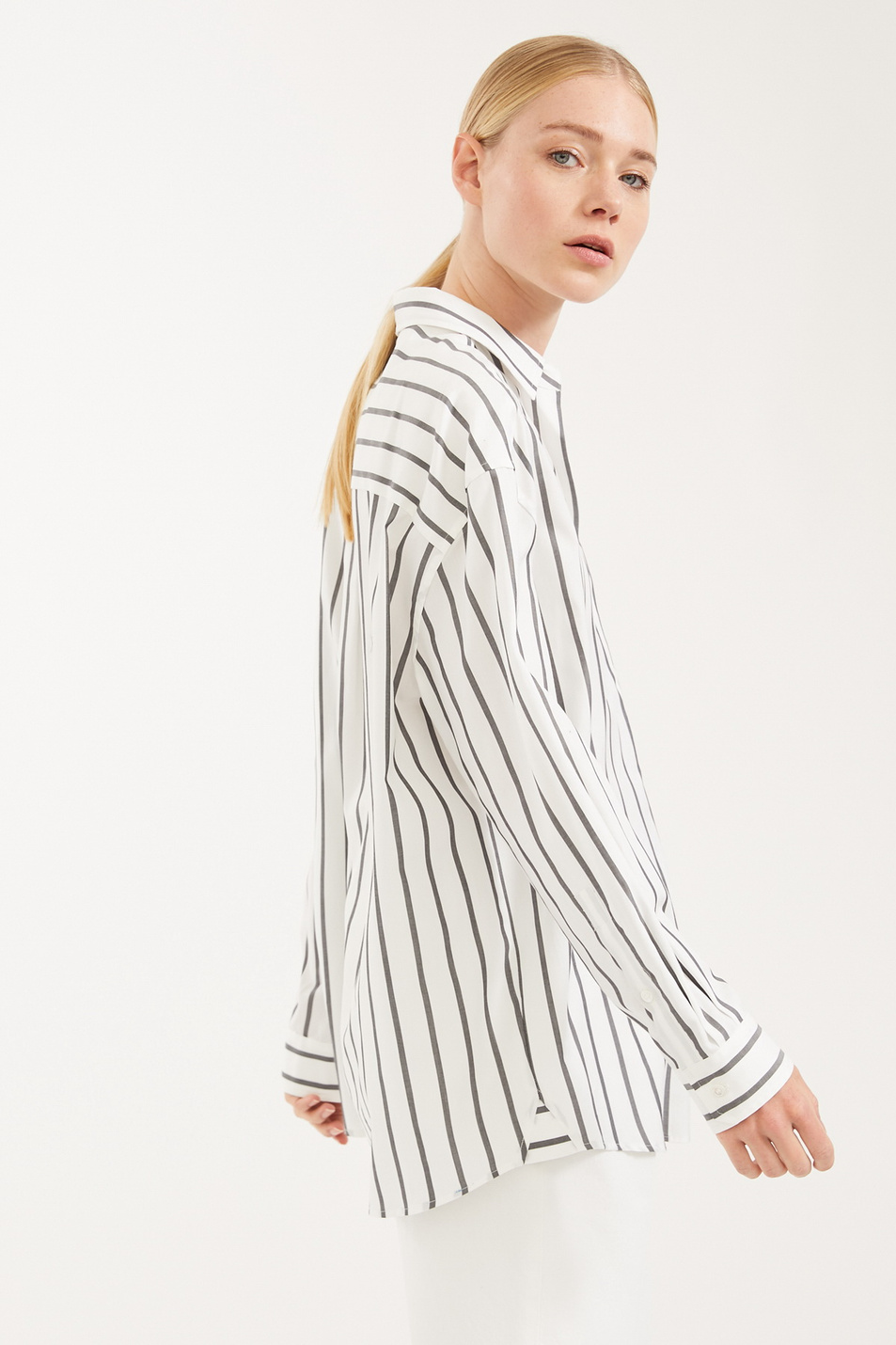 Женский Weekend Max Mara Рубашка из натурального хлопка LIBANO (цвет ), артикул 51910307 | Фото 4