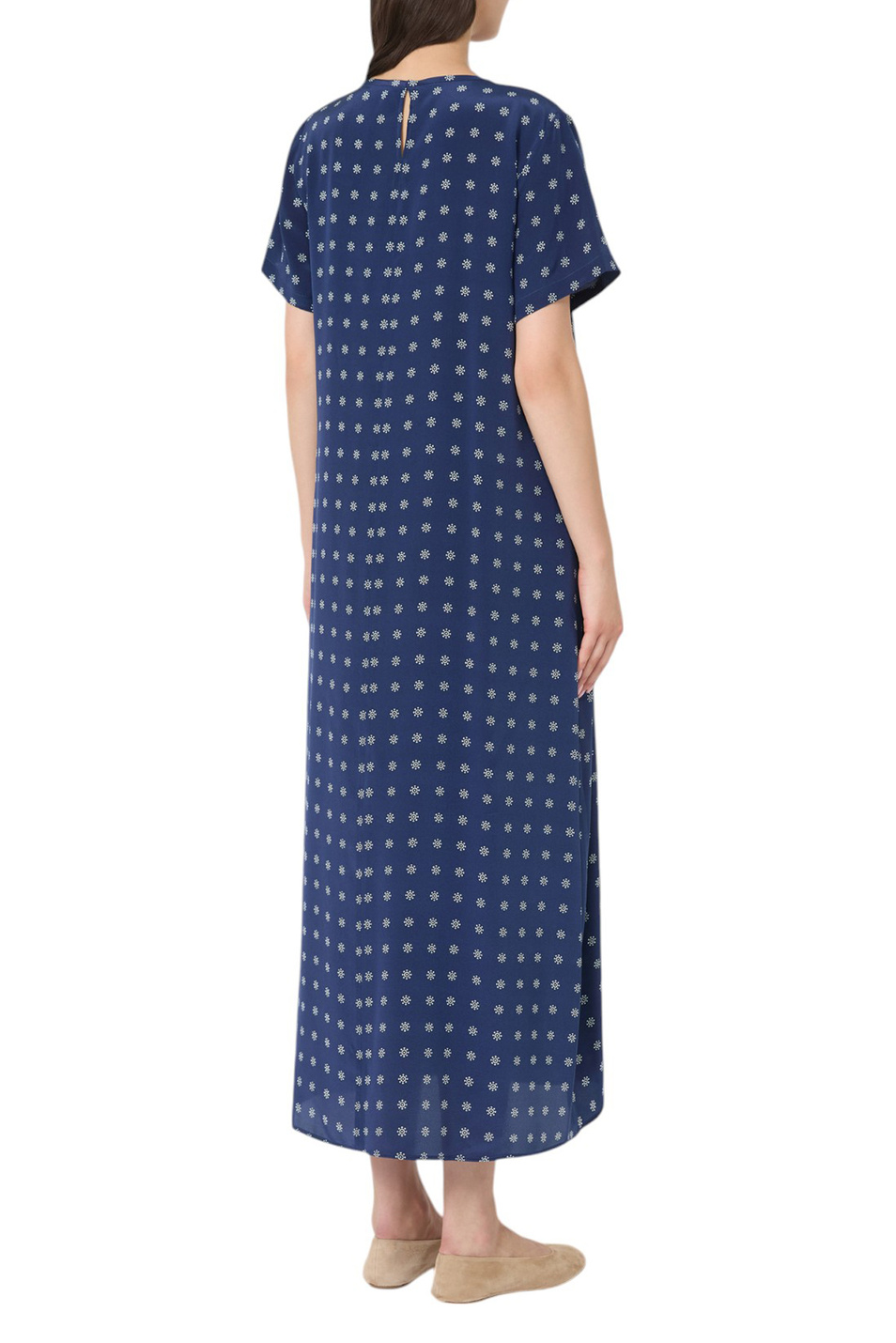 Женский Weekend Max Mara Платье REVERE из шелка с принтом (цвет ), артикул 2525226111 | Фото 4
