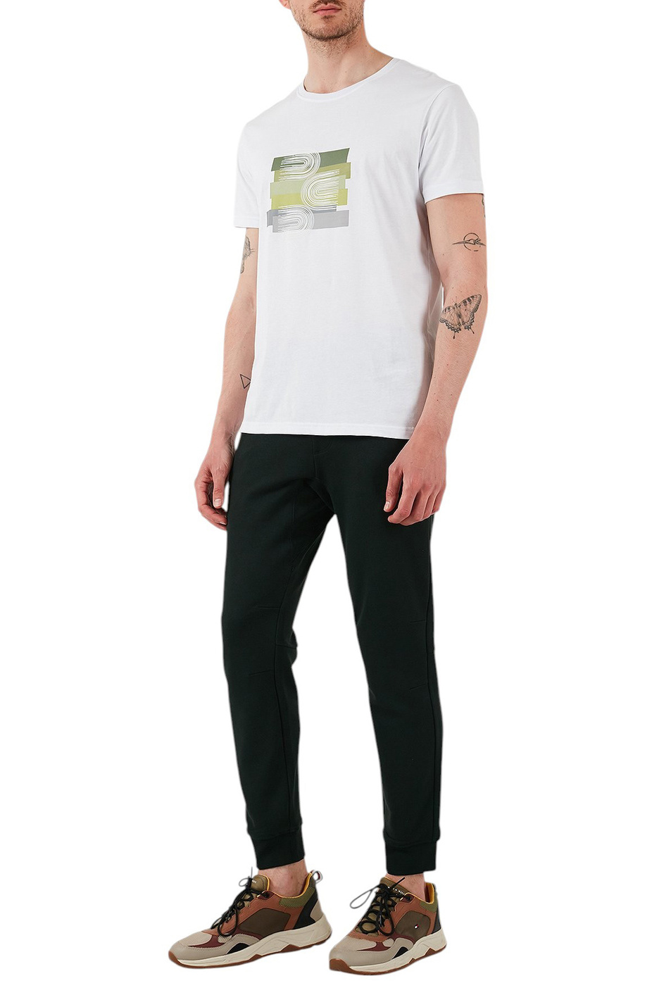 Мужской Armani Exchange Брюки из хлопка (цвет ), артикул 8NZP73-ZJKRZ | Фото 3