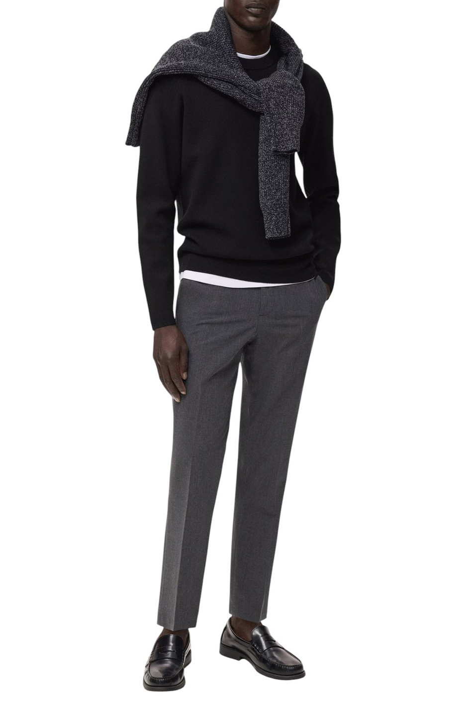 Мужской Mango Man Джемпер LUXUS из смесовой вискозы (цвет ), артикул 17005981 | Фото 2