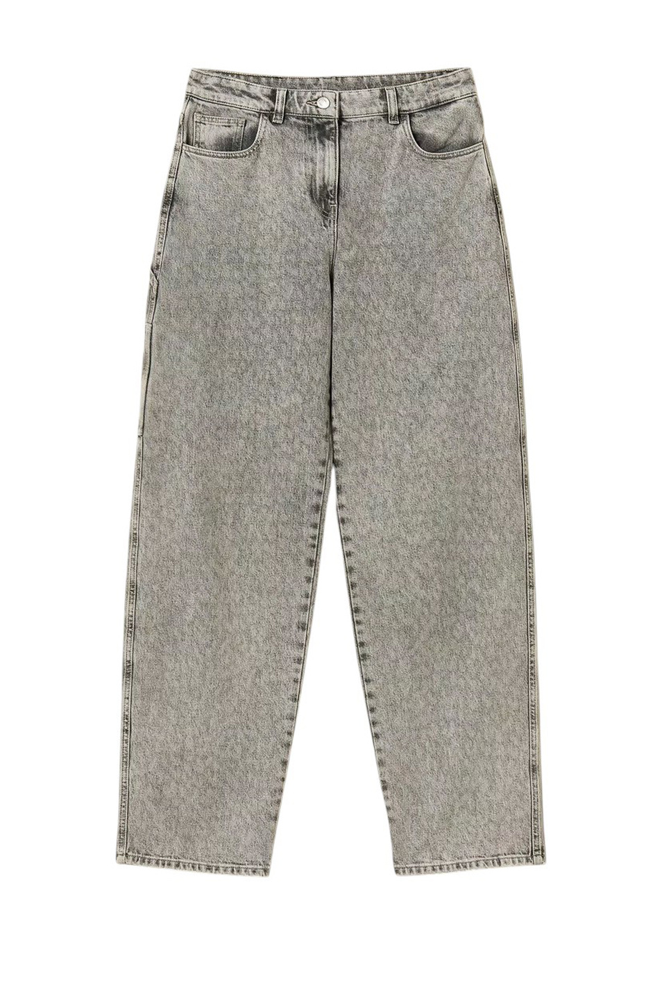 Джинсы из эластичного хлопка|Основной цвет:Серый Женский TWINSET Milano Джинсы из эластичного хлопка (цвет ), артикул 252AP2480 | Фото 1