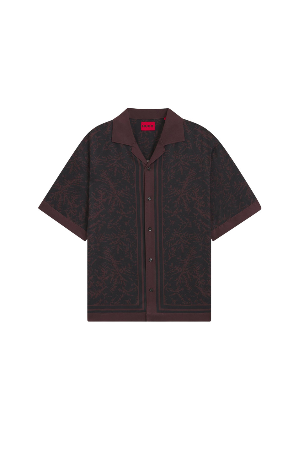 Рубашка Espino с принтом|Основной цвет:Бордовый Мужской HUGO Рубашка Espino с принтом (цвет ), артикул 50555778 | Фото 1