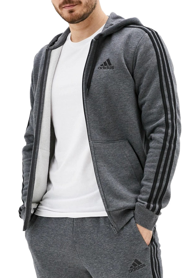 Мужской Adidas Флисовая толстовка (цвет ), артикул HB0042 | Фото 3