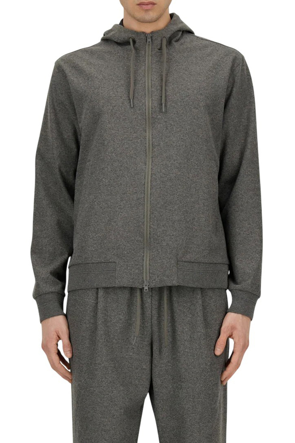 Толстовка однотонная|Основной цвет:Серый Мужской Herno Толстовка однотонная (цвет ), артикул JC000071U-56034 | Фото 4