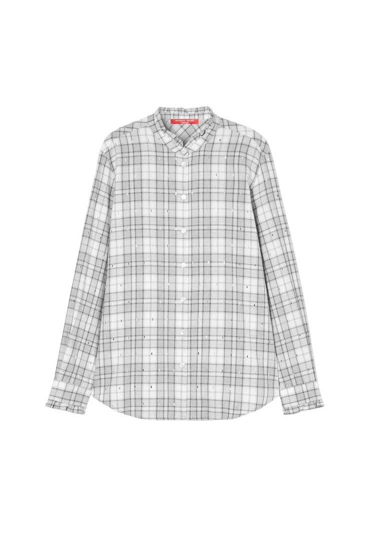 Женский Marina Rinaldi Рубашка MOSELLA из хлопка со стразами (цвет ), артикул 2528116017 | Фото 1