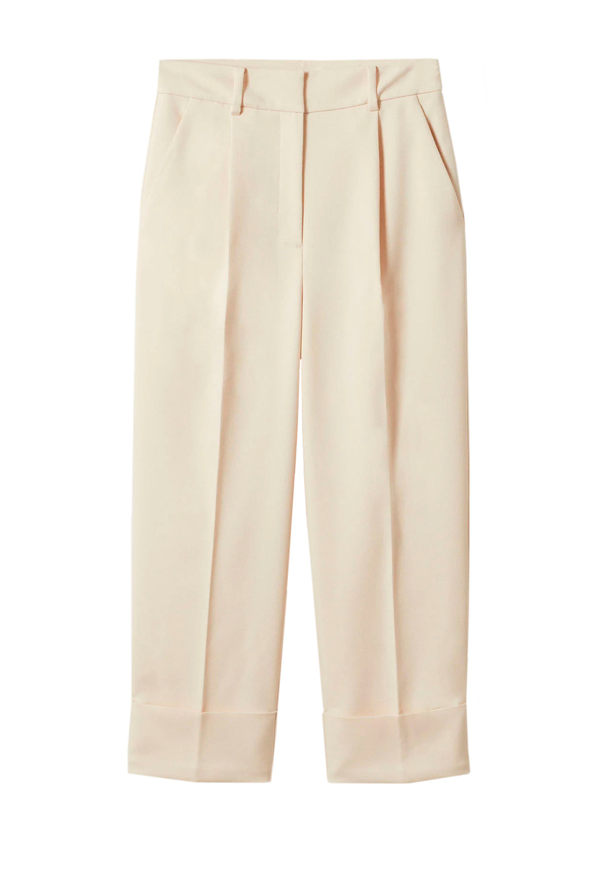 Прямые брюки LISBOA|Основной цвет:Кремовый|Артикул:27053254 | Фото 1