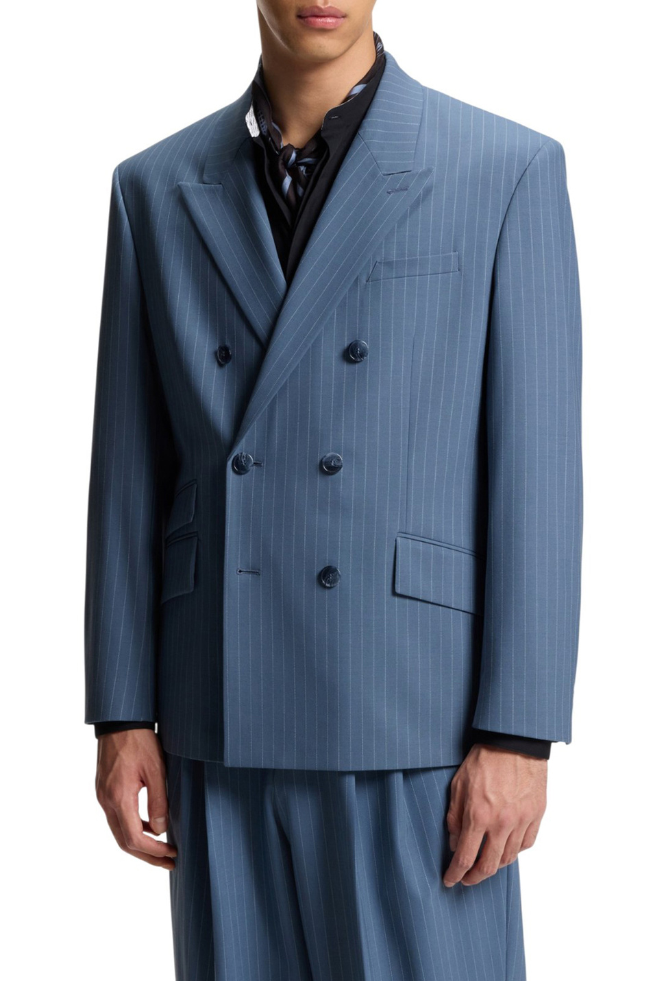 Мужской HUGO Пиджак Ulik261X в полоску (цвет ), артикул 50554672 | Фото 3