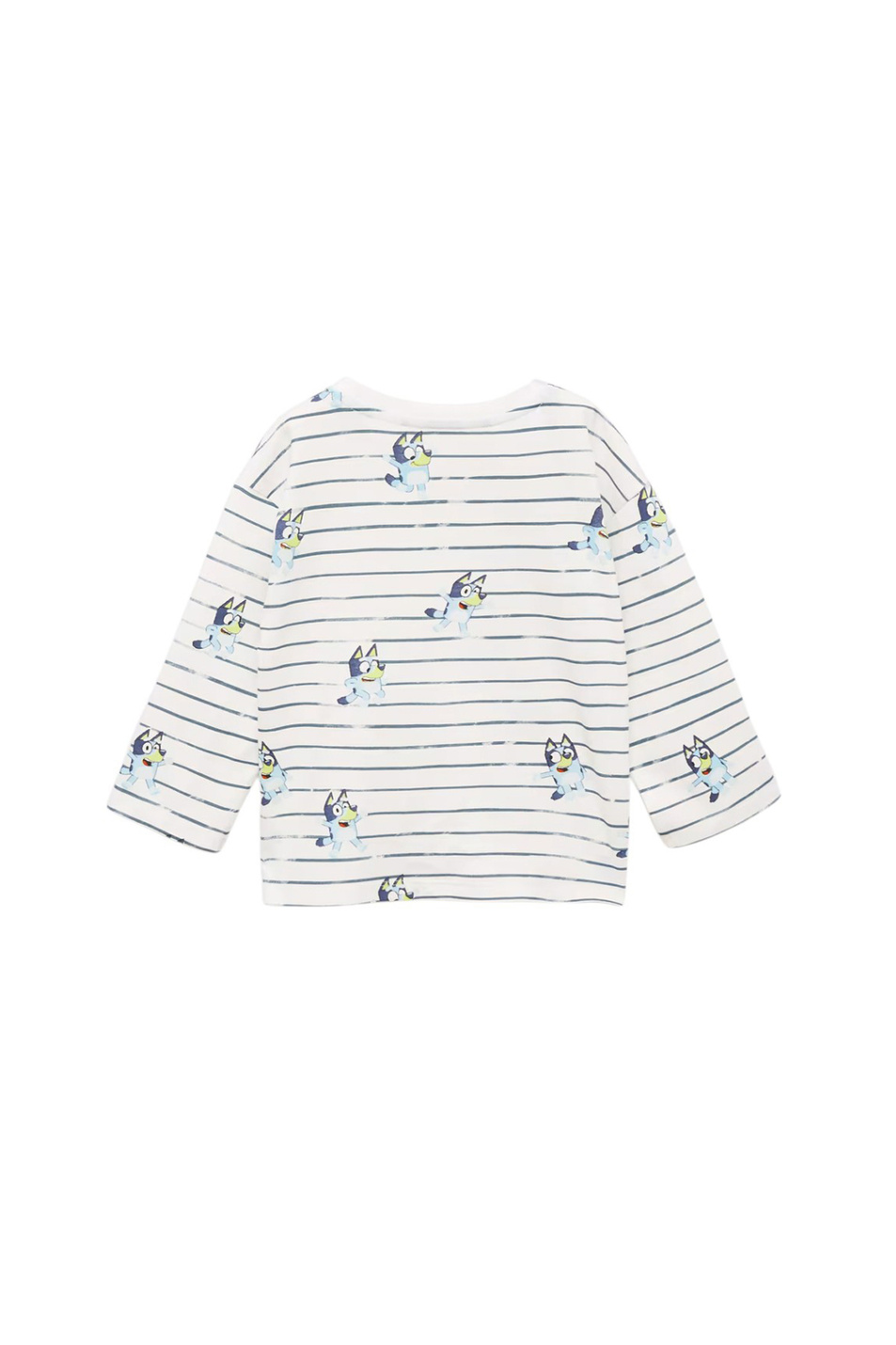 Малышам мальчикам Mango Kids Лонгслив STBLUEY из хлопка (цвет ), артикул 87061047 | Фото 2
