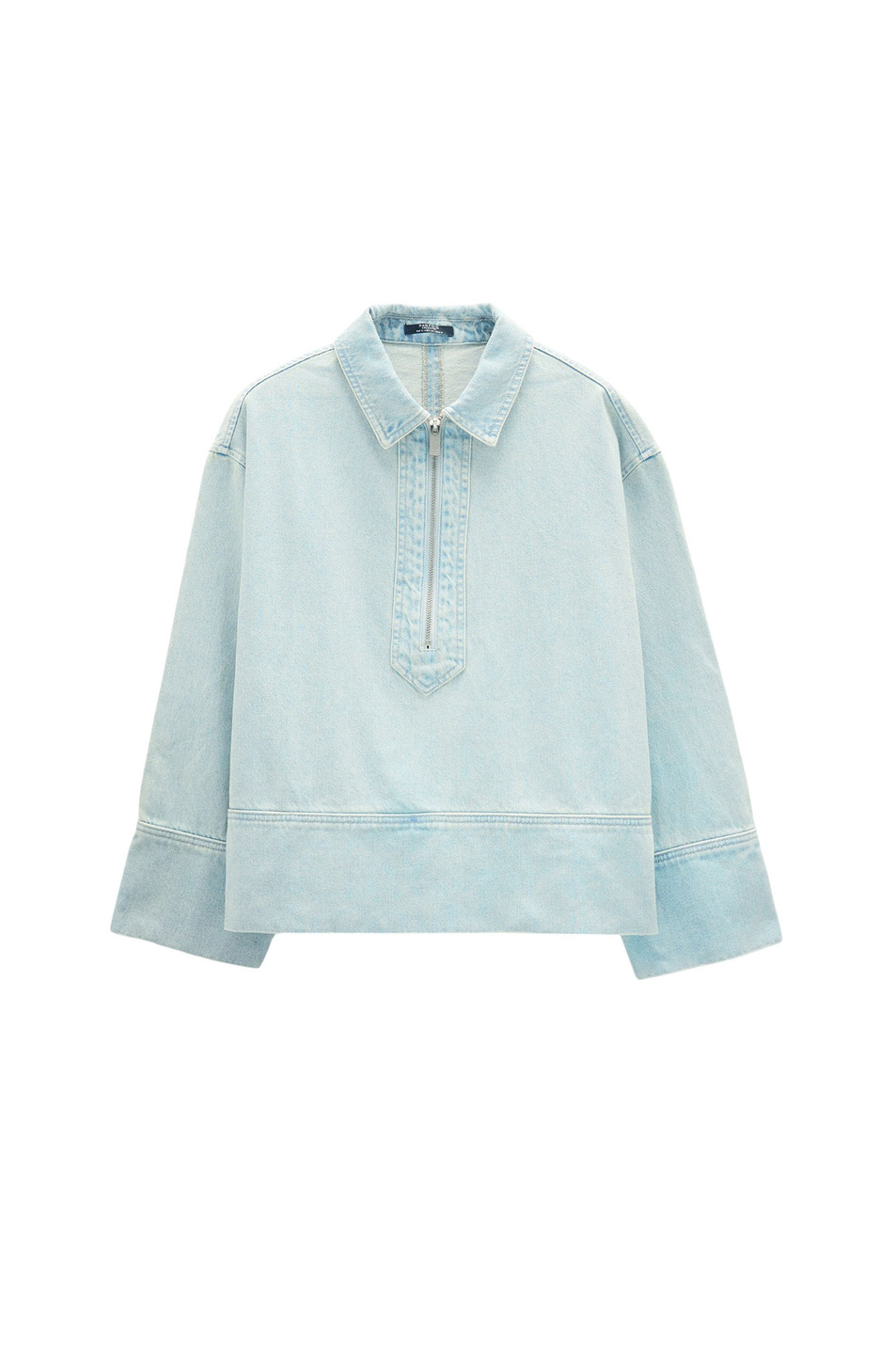 Женский Parfois Рубашка джинсовая с застежкой-молнией (цвет ), артикул 239138 | Фото 1