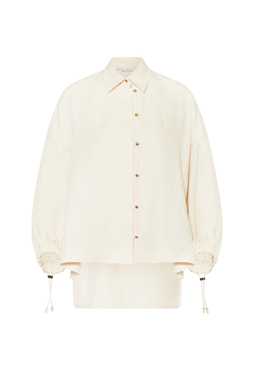 Блузка RODEO из льна и шелка|Основной цвет:Кремовый|Артикул:2411111062 | Фото 1