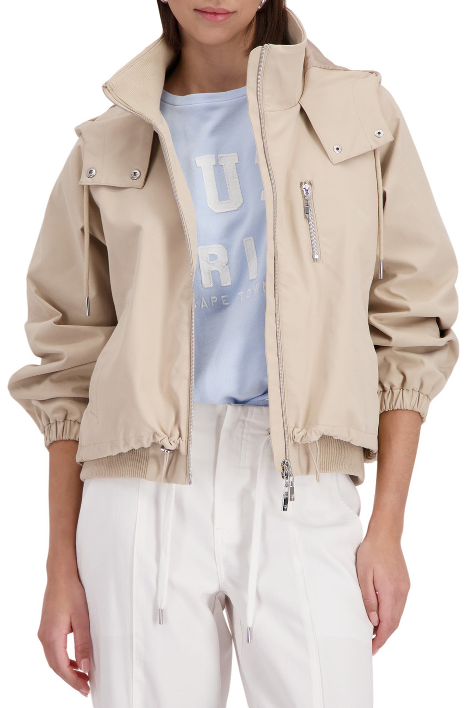 Женский Monari Куртка со съемным капюшоном (цвет ), артикул 410365 | Фото 3