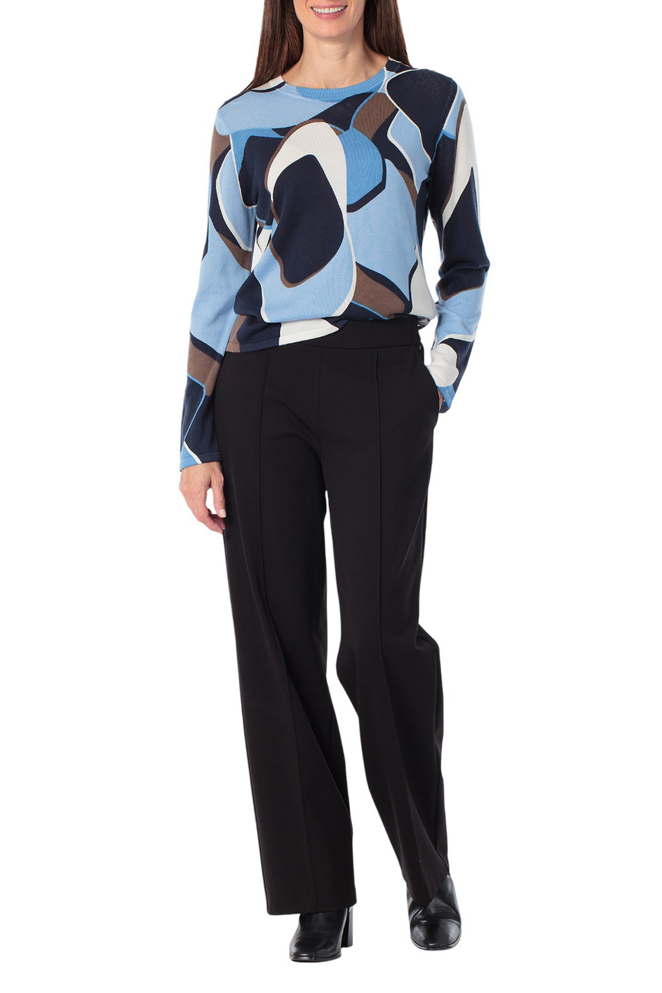 Женский Gerry Weber Джемпер с принтом (цвет ), артикул N66006 | Фото 3