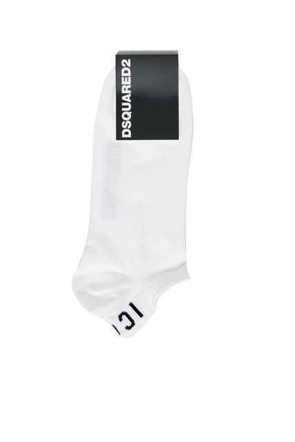 Короткие носки с лого|Основной цвет:Белый|Артикул:DFV152400 | Фото 1