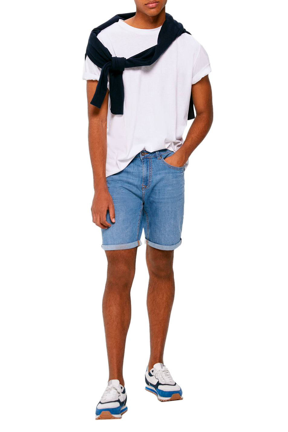 Мужской Springfield Шорты джинсовые из эластичного хлопка (цвет ), артикул 0015481 | Фото 2