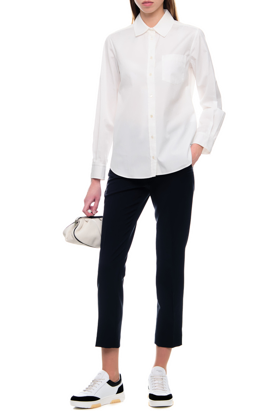 Женский Weekend Max Mara Рубашка PATIO из натурального хлопка (цвет ), артикул 2351110237 | Фото 3