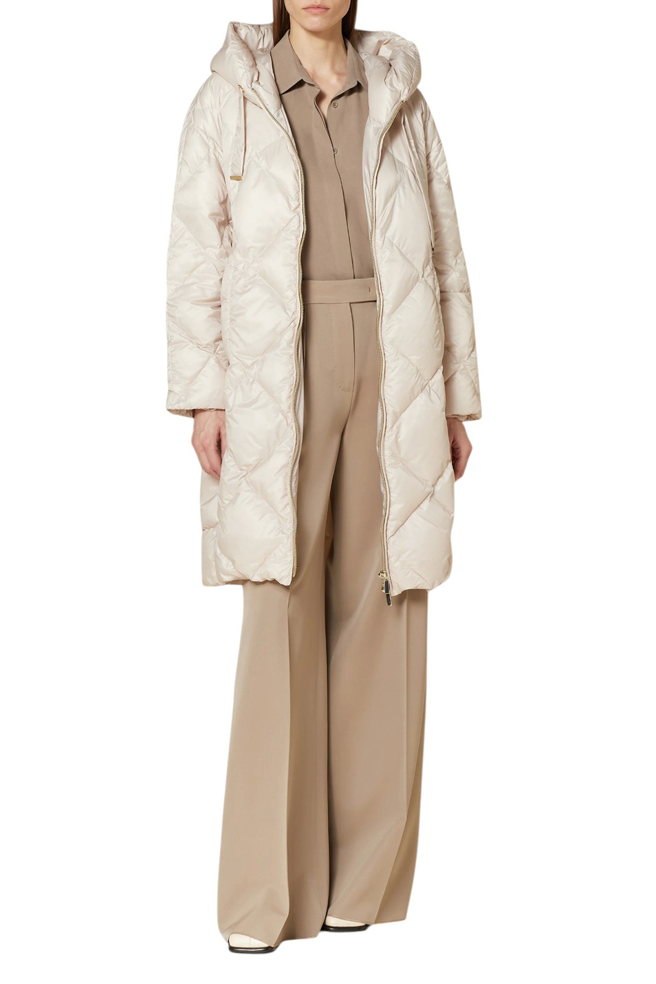 Женский Max Mara Пальто TREFE стеганое (цвет ), артикул 2529496045 | Фото 3