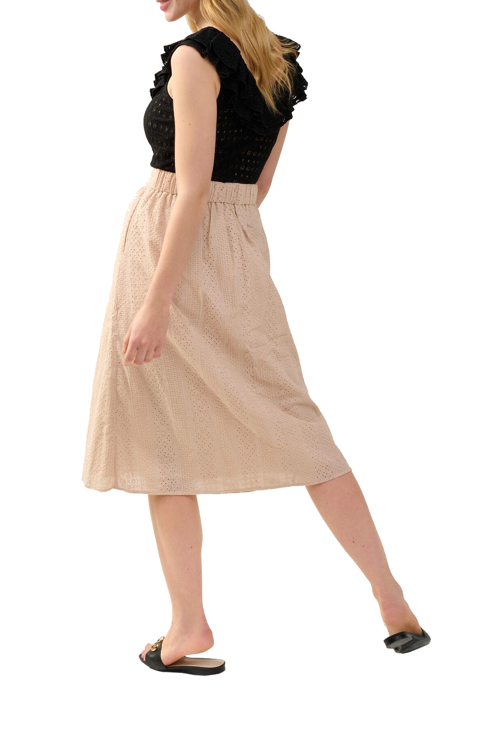 Orsay Расклешенная юбка из натурального хлопка (цвет ), артикул 724307 | Фото 4