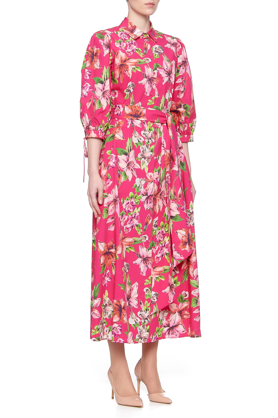 Liu Jo Платье-рубашка с цветочным принтом (цвет ), артикул WA1292T4824 | Фото 4