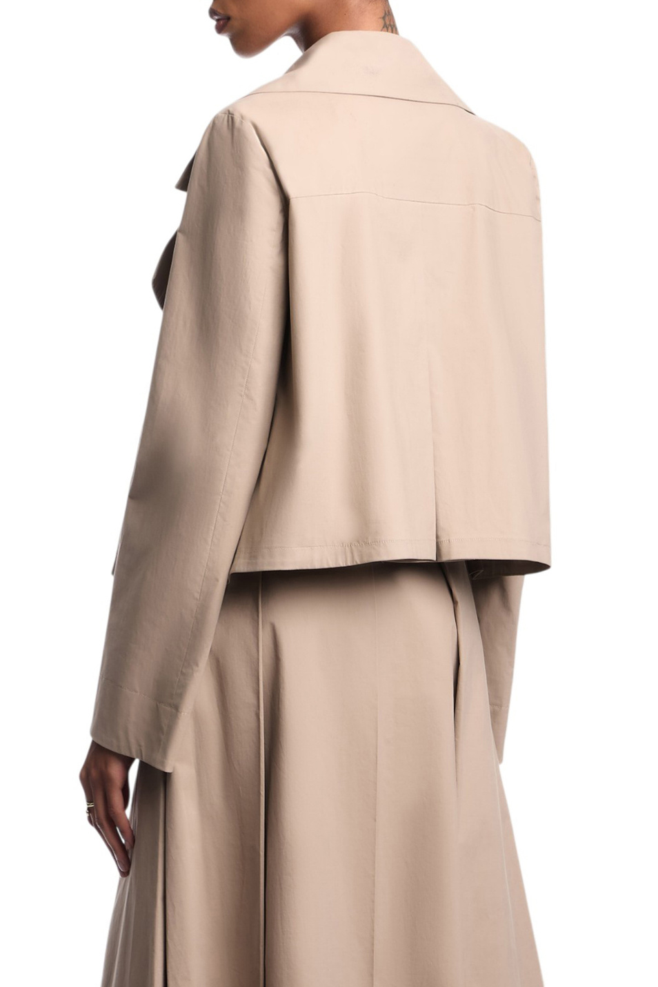 Женский Emporio Armani Тренч укороченный (цвет ), артикул EW004369-AF21642 | Фото 4