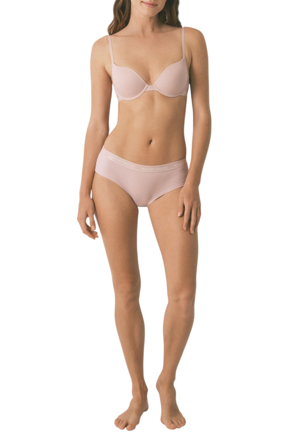 Трусы в рубчик|Основной цвет:Пудровый Женский Women'secret Трусы в рубчик (цвет ), артикул 4632034 | Фото 2