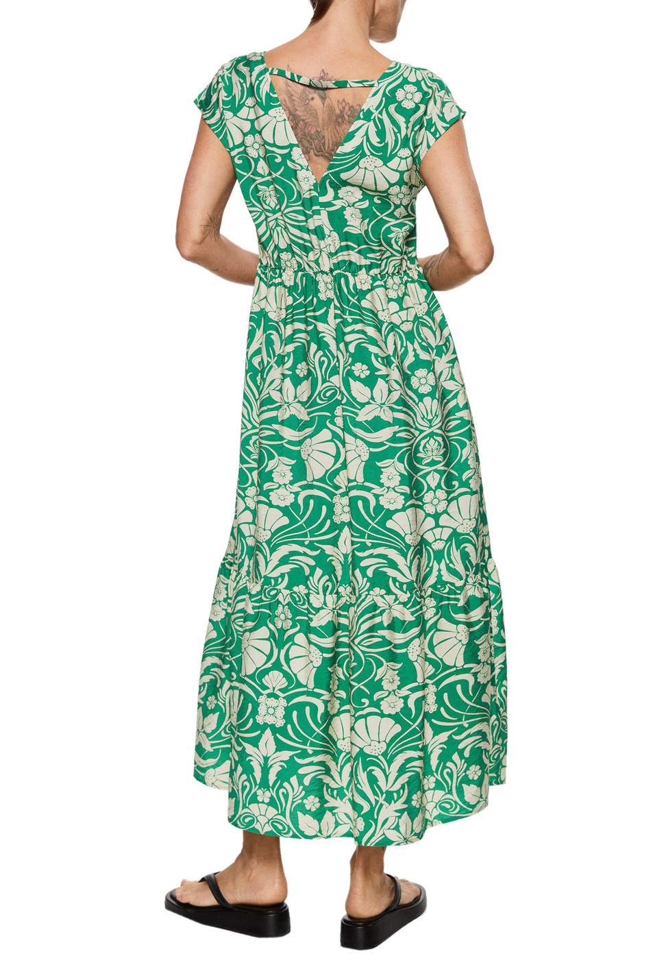Женский Mango Платье FIORE с цветочным принтом (цвет ), артикул 37062881 | Фото 3