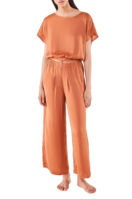 Однотонные брюки RUSTICA|Основной цвет:Оранжевый|Артикул:6535197 | Фото 2