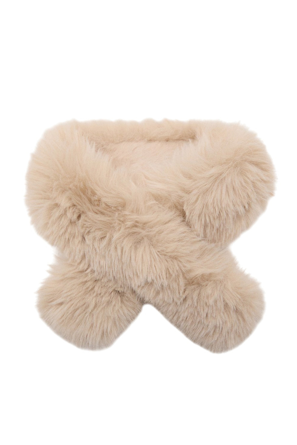 Шарф MINK2 из искусственного меха|Основной цвет:Бежевый Женский Mango Шарф MINK2 из искусственного меха (цвет ), артикул 17027768 | Фото 1