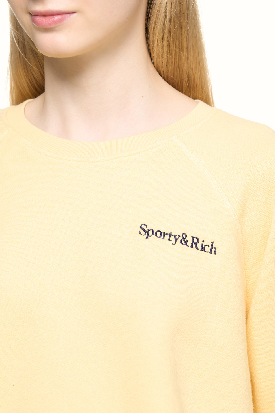 Женский Sporty & Rich Свитшот Serif с логотипом (цвет ), артикул WS047S402SA | Фото 6