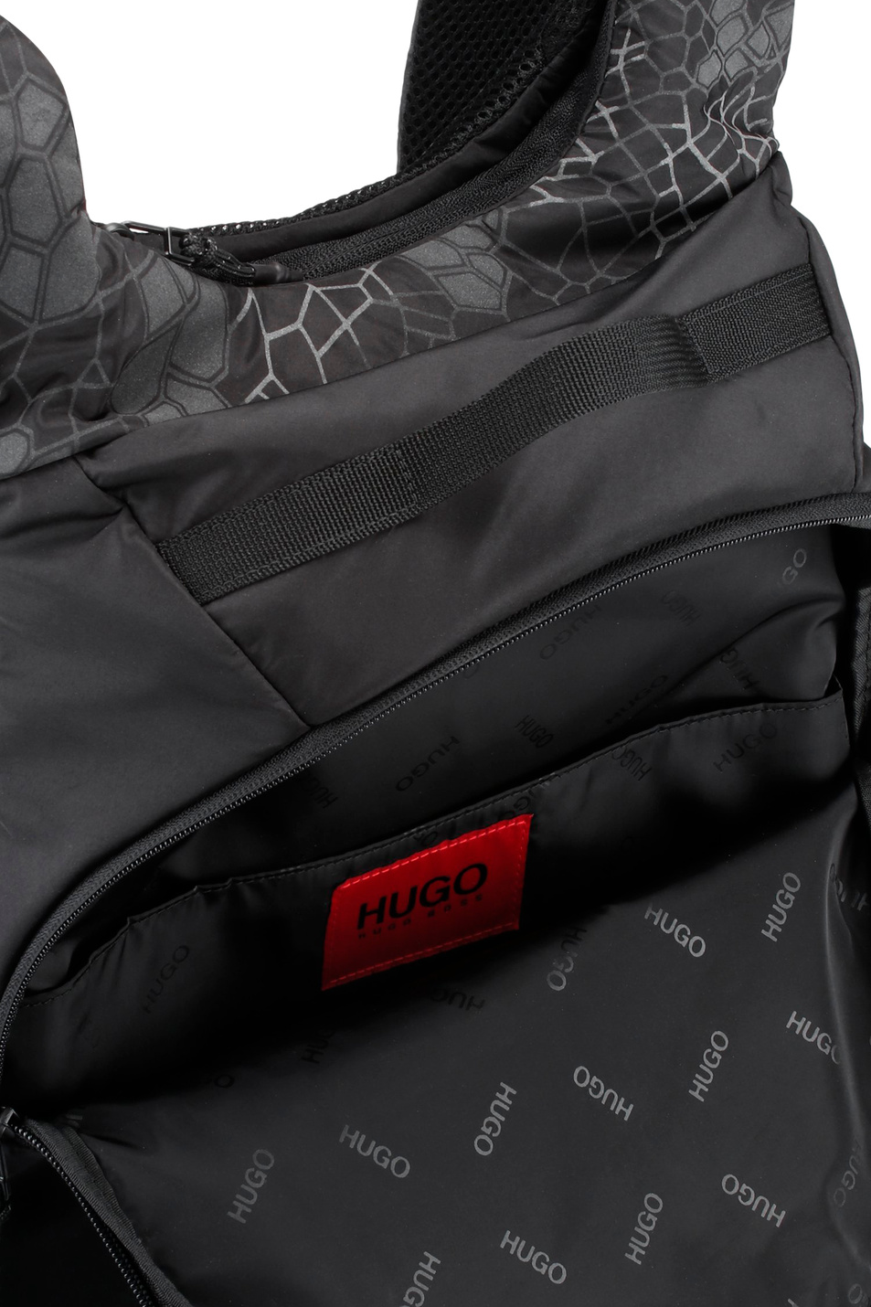 HUGO Рюкзак из нейлона с логотипом и принтом (цвет ), артикул 50460696 | Фото 4