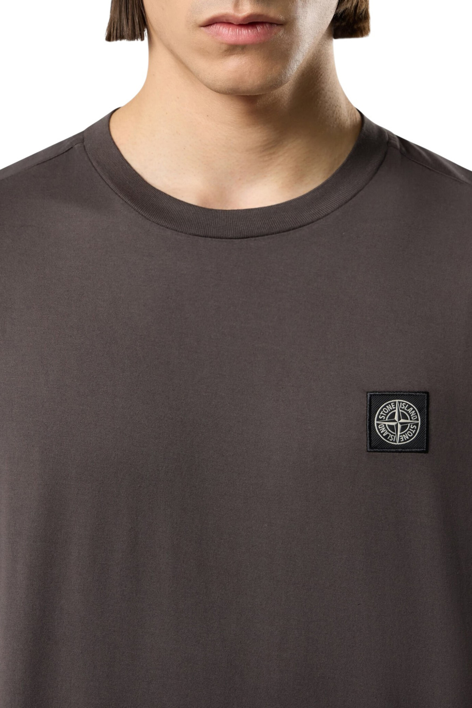 Мужской Stone Island Футболка из хлопка с логотипом (цвет ), артикул L1S152100027-S0013 | Фото 5