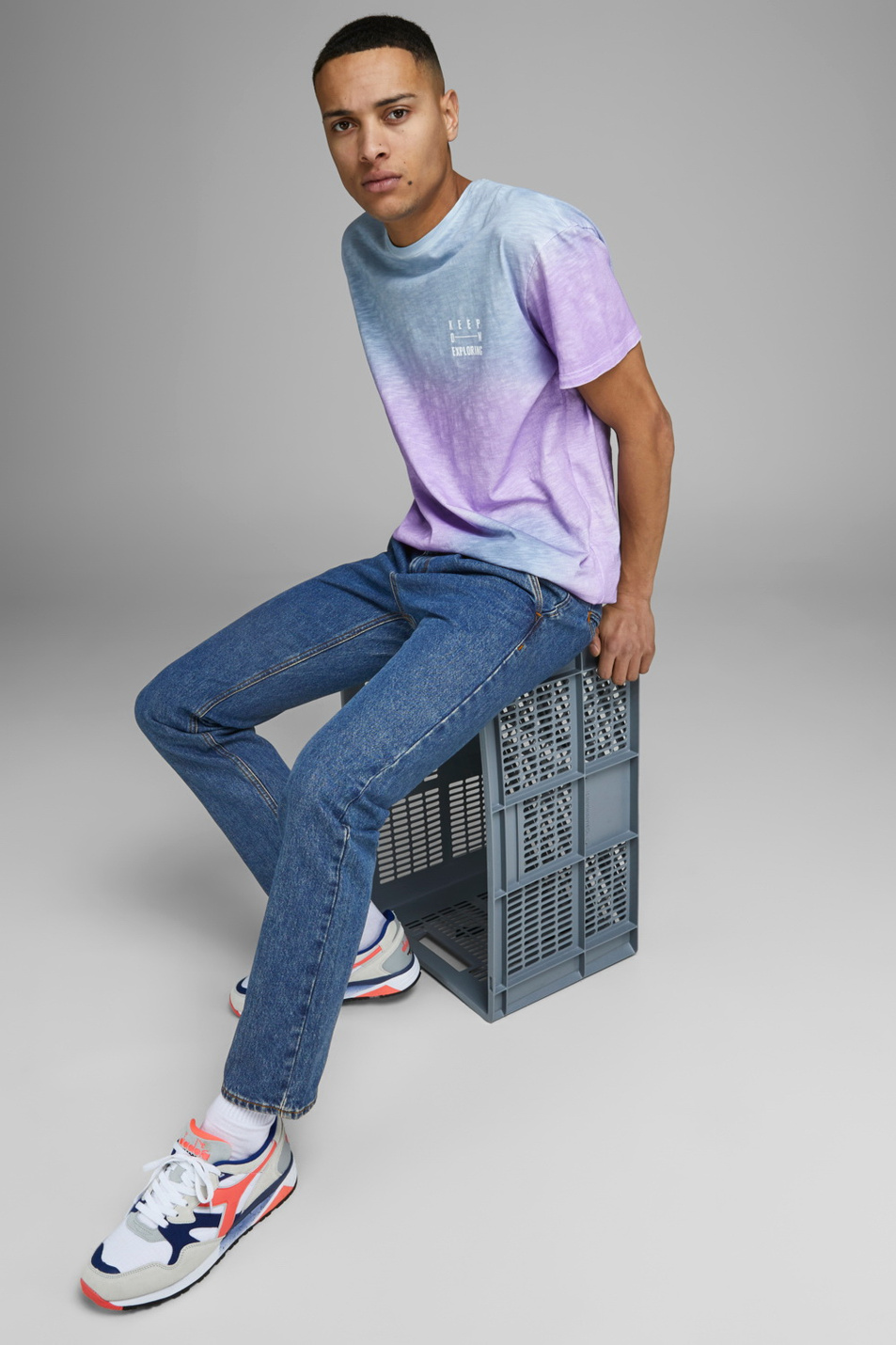 Мужской Jack & Jones Джинсы Mike Comfort fit (цвет ), артикул 12168637 | Фото 4