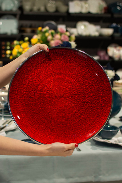 Блюдо Fenice Rosso Cardinale|Основной цвет:Красный|Артикул:51350548 | Фото 2