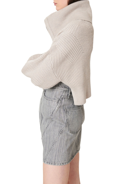 Iro Объемный свитер JOANNA из натуральной шерсти ( цвет), артикул WP12JOANNA | Фото 4