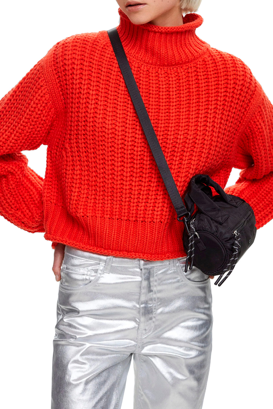 Parfois Укороченный свитер из акриловой пряжи (цвет ), артикул 200888 | Фото 3