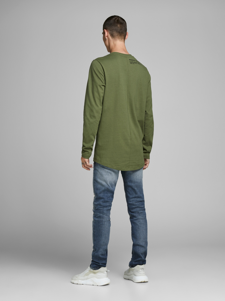 Мужской Jack & Jones Зауженные джинсы GLENN ICON (цвет ), артикул 12158604 | Фото 5