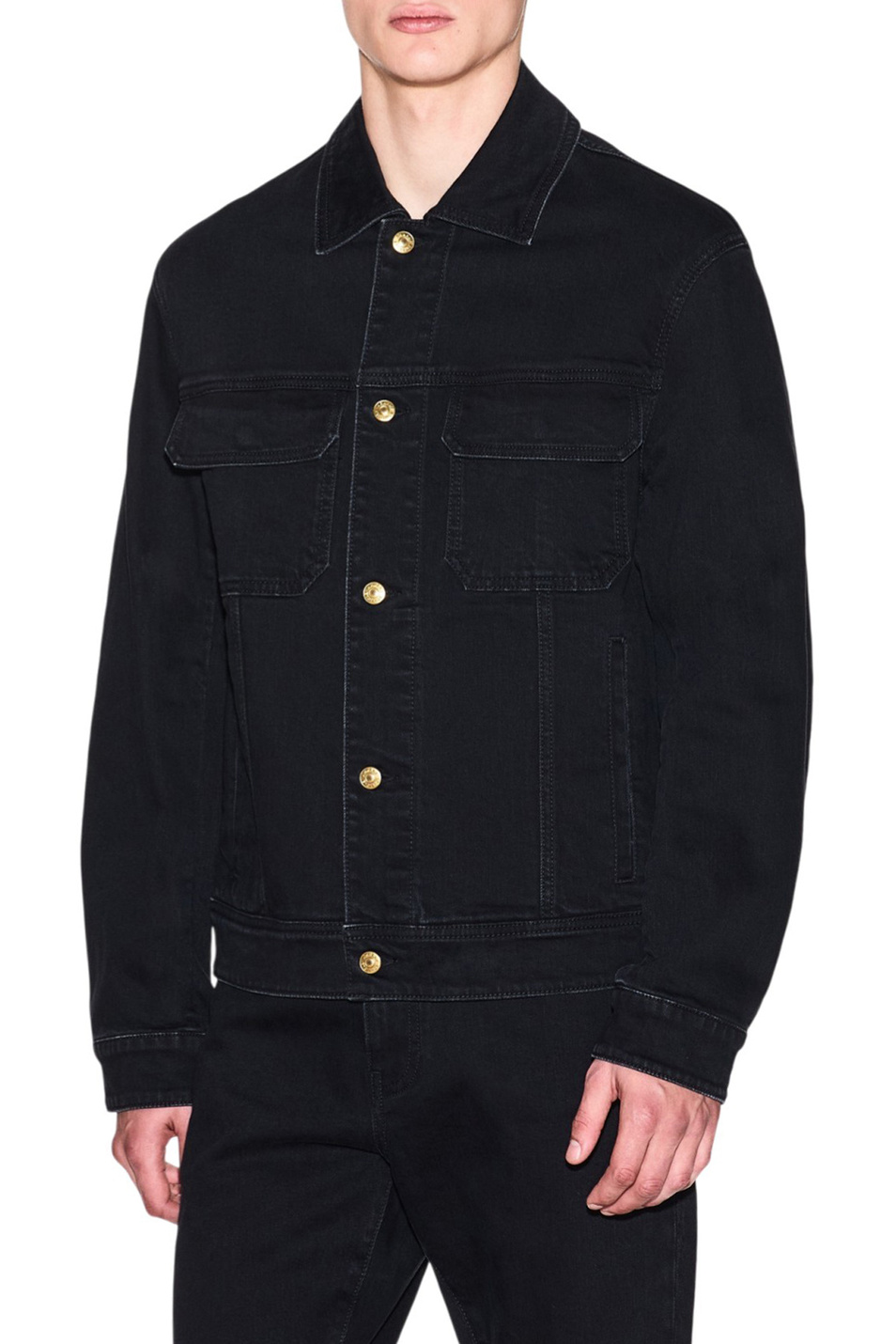 Мужской Armani Exchange Куртка джинсовая их эластичного хлопка (цвет ), артикул XM002028-AF19899 | Фото 3