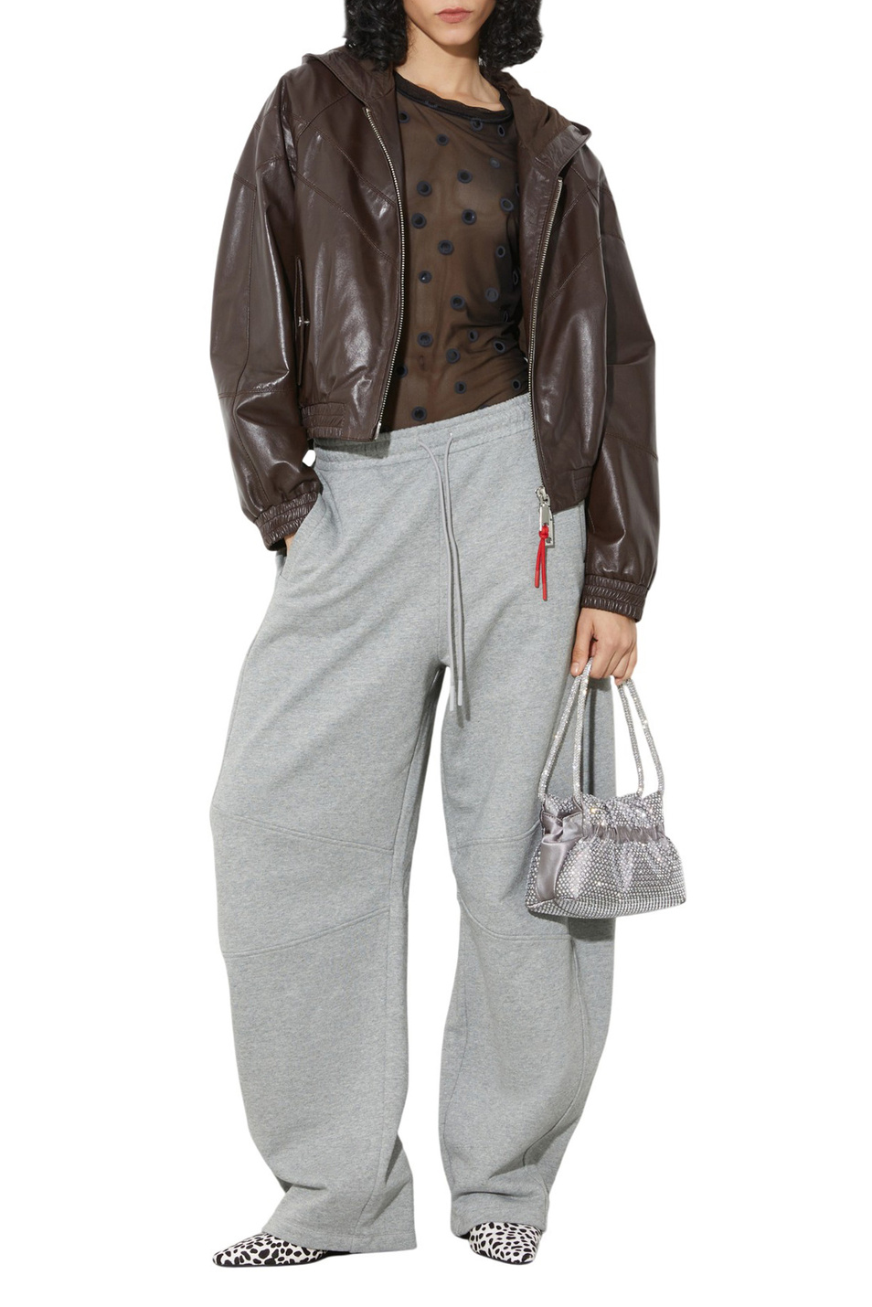 Женский MAX&Co. Брюки MCOALCE из хлопка (цвет ), артикул 2616781031 | Фото 2