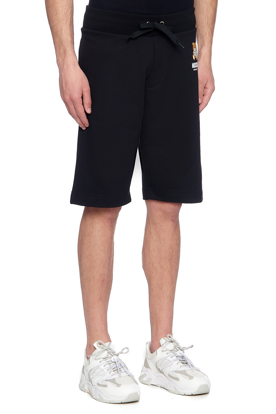 Мужской MOSCHINO underwear Шорты из эластичного хлопка с логотипом (цвет ), артикул A4325-8120 | Фото 3