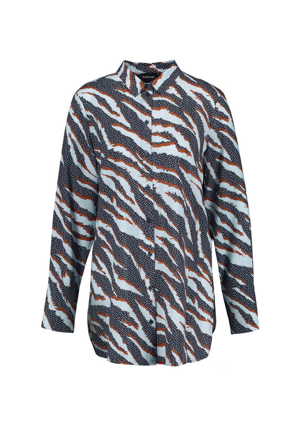 Taifun Рубашка свободного кроя с принтом (цвет ), артикул 860026-11304 | Фото 1