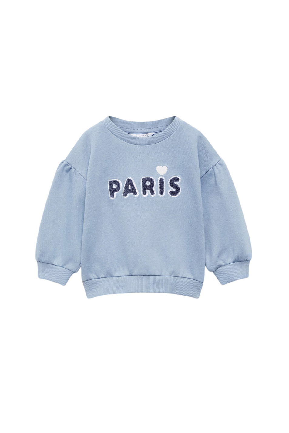 Девочкам Mango Kids Свитшот PARIS из хлопка (цвет ), артикул 87033647 | Фото 1