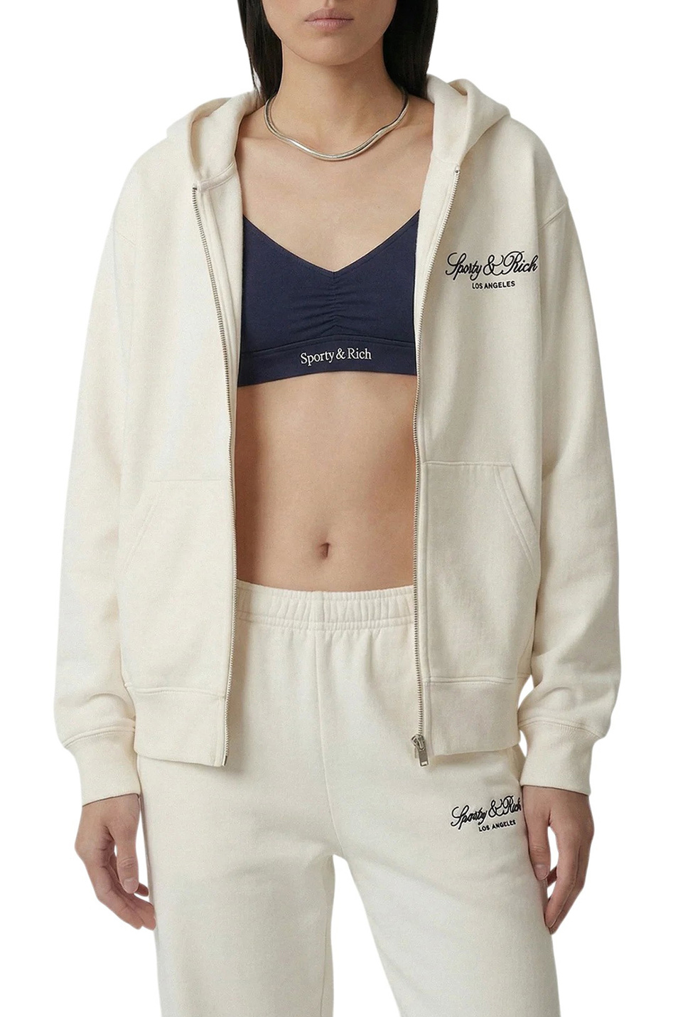 Женский Sporty & Rich Толстовка Vendome (цвет ), артикул ST09476269WH37 | Фото 4