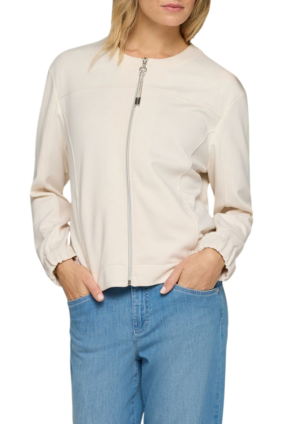 Женский Rabe Бомбер однотонный (цвет ), артикул 56-115224 | Фото 4