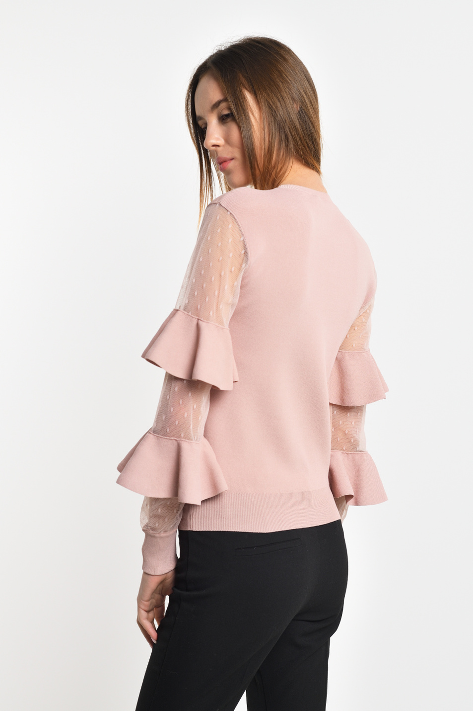 Женский Red Valentino Блузка из смесовой вискозы (цвет ), артикул SR0KCB914NW | Фото 4