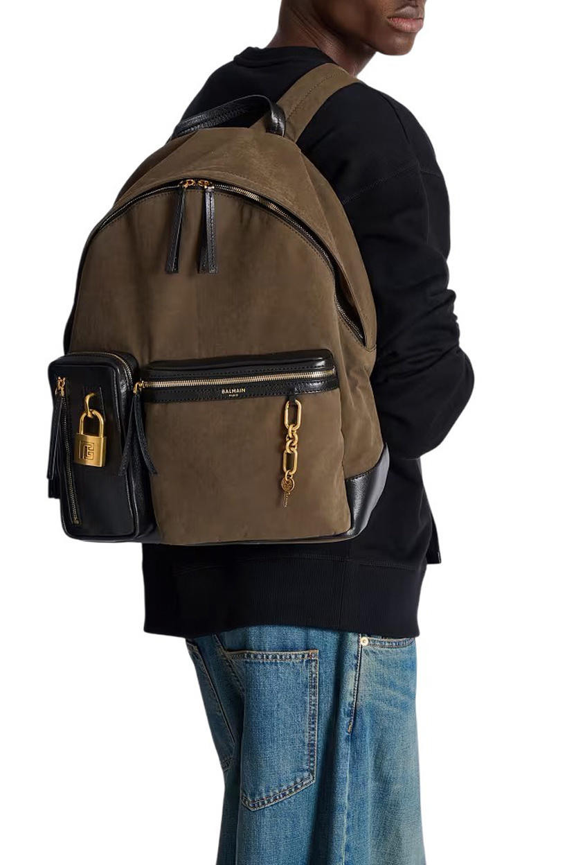 Мужской Balmain Рюкзак Pulse с кожаными вставками (цвет ), артикул GM1GE276TNRO | Фото 6