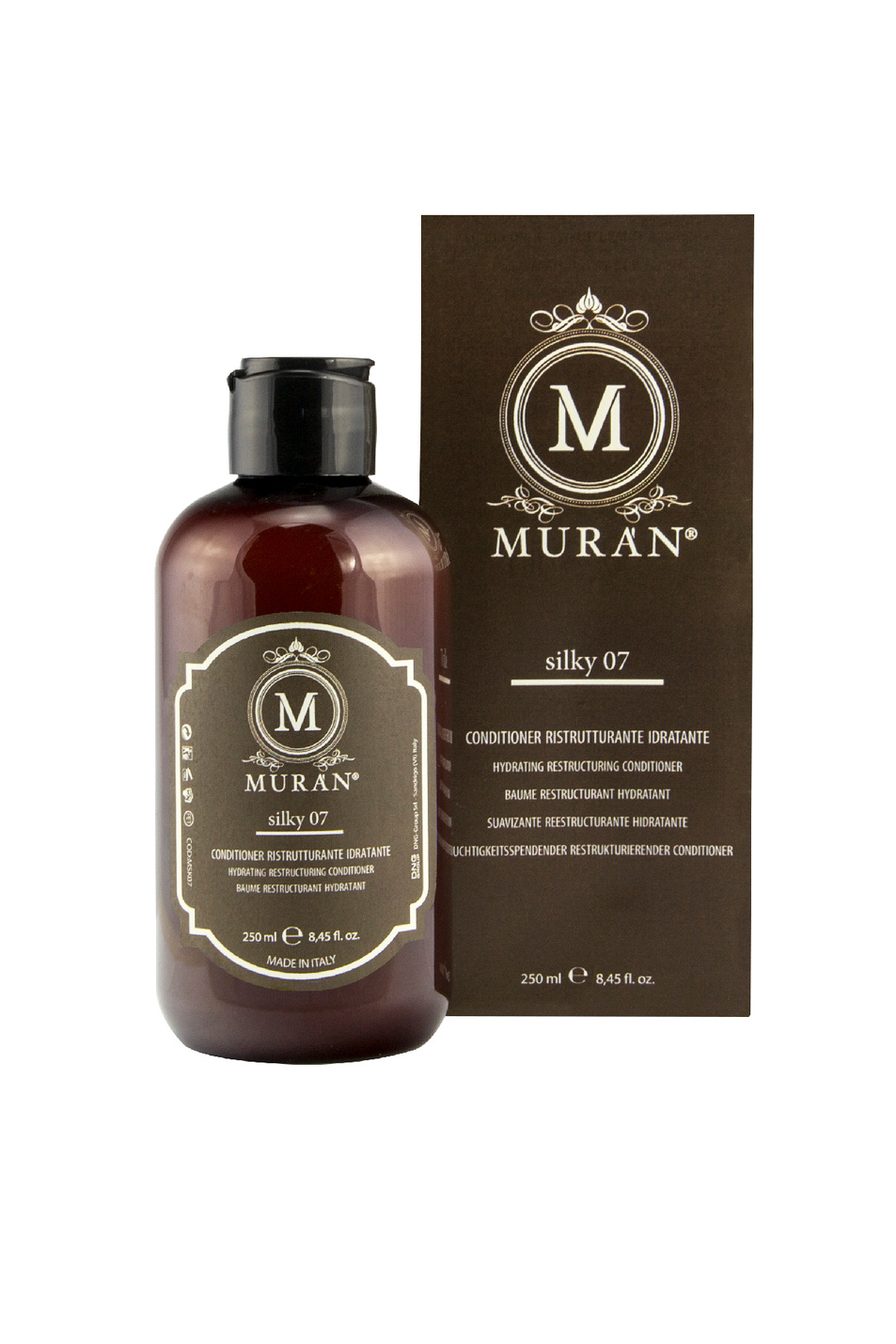 Не имеет пола Muràn Восстанавливающий питательный кондиционер-маска Hydrating restructuring conditioner, 250 мл (цвет ), артикул MSI07 | Фото 1