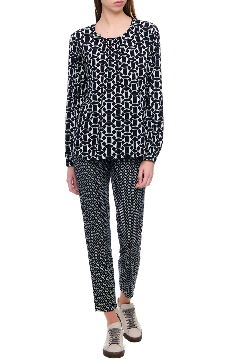 Женский Gerry Weber Блузка из вискозы с принтом (цвет ), артикул 965007-31442 | Фото 3