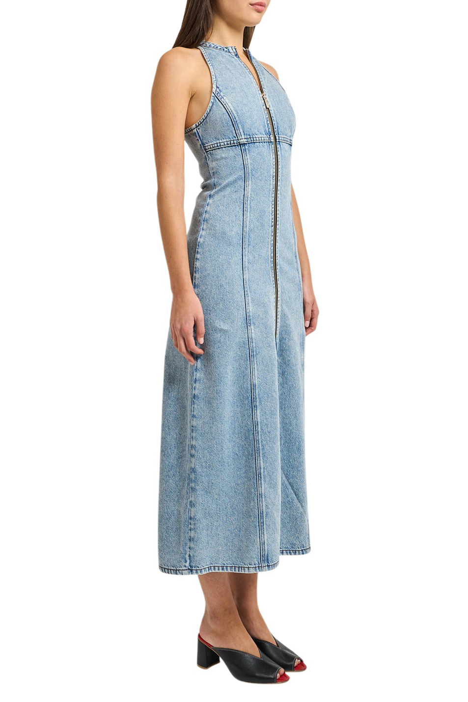 Женский Armani Exchange Платье джинсовое из смесового хлопка (цвет ), артикул XW002261-AF21338 | Фото 4
