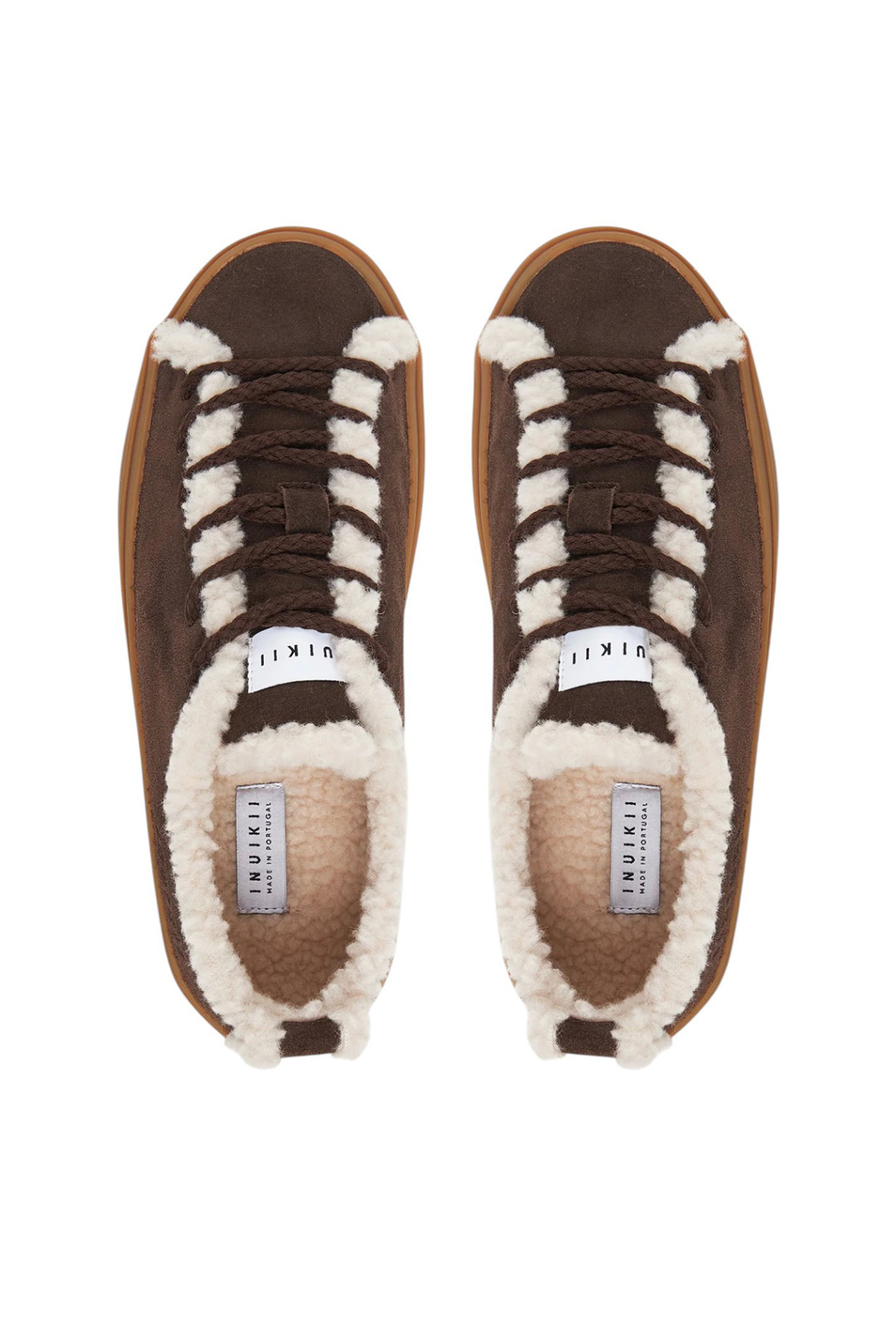 Женский Inuikii Кеды SHEARLING LOW с натуральным мехом (цвет ), артикул 1001.001.0242 | Фото 4