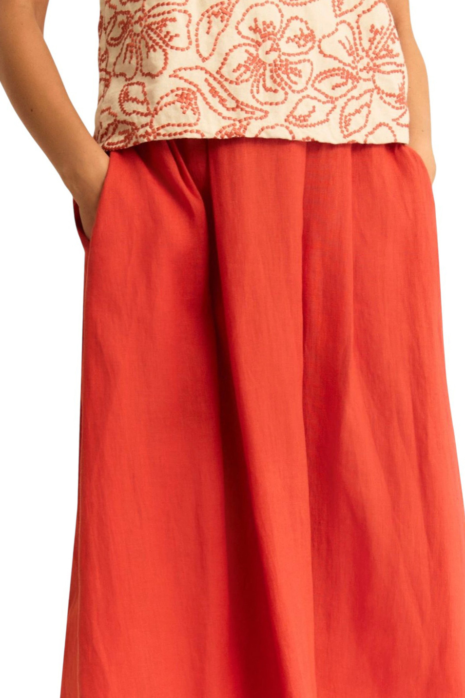 Женский Emme Marella Юбка EMMBIADA из льна (цвет ), артикул 2615101082 | Фото 5