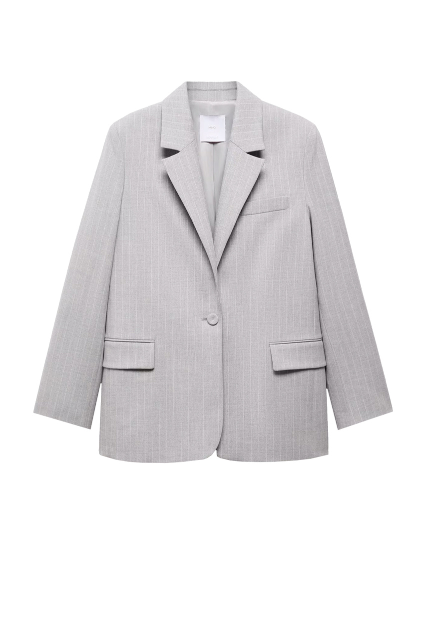 Пиджак RAYITA в тонкую полоску|Основной цвет:Серый|Артикул:67084072 | Фото 1